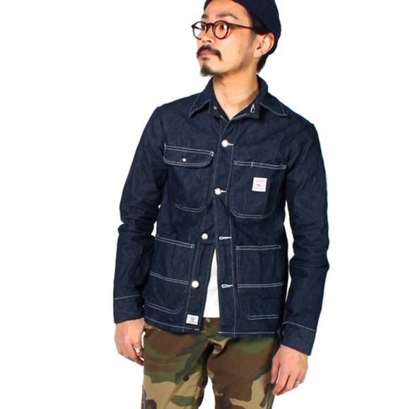 Pointer Brand Indigo Denim Coat 